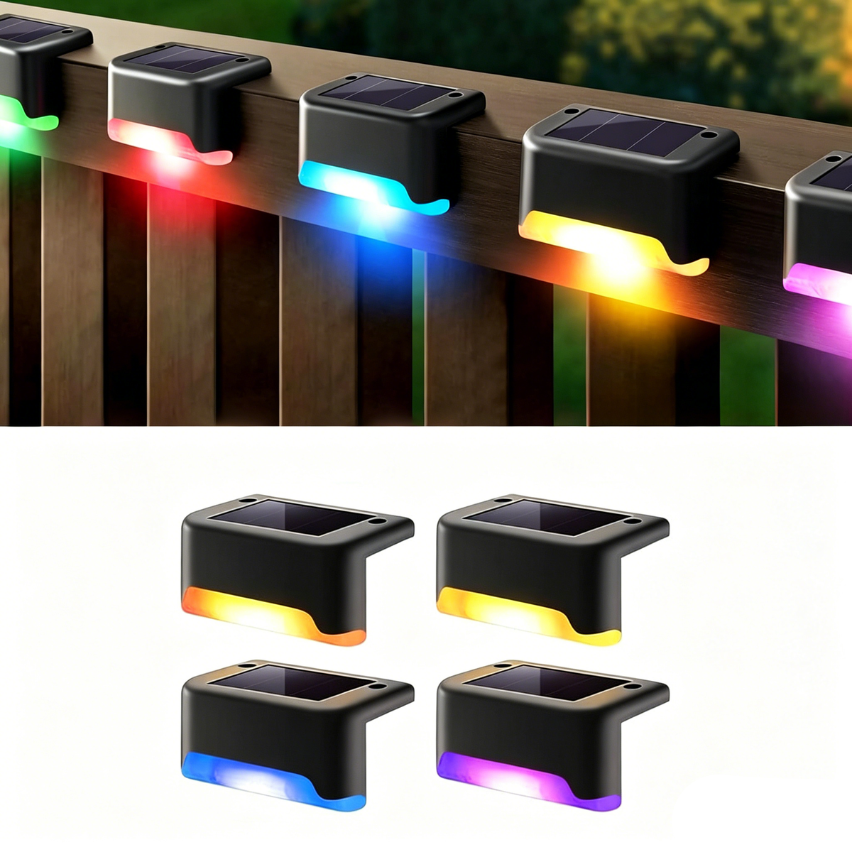 ✨ Transform Your Yard-BUY 4 GET 4 FREE-$4.5 EACH🎁Solar Deck Lights Outdoor
