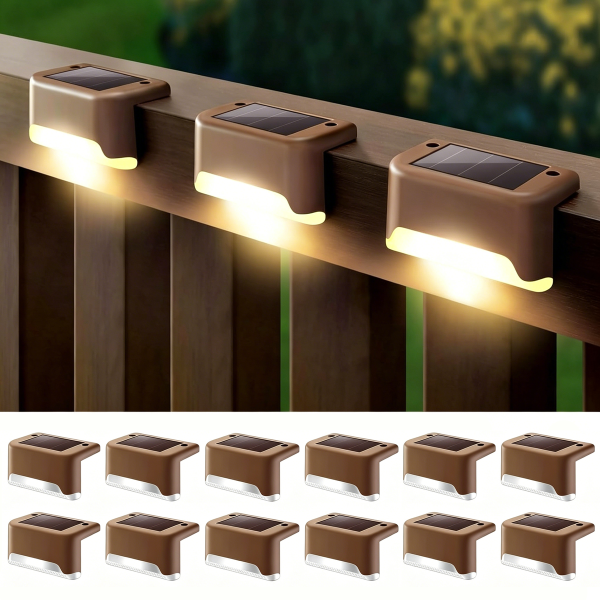 ✨ Transform Your Yard-BUY 4 GET 4 FREE-$4.5 EACH🎁Solar Deck Lights Outdoor