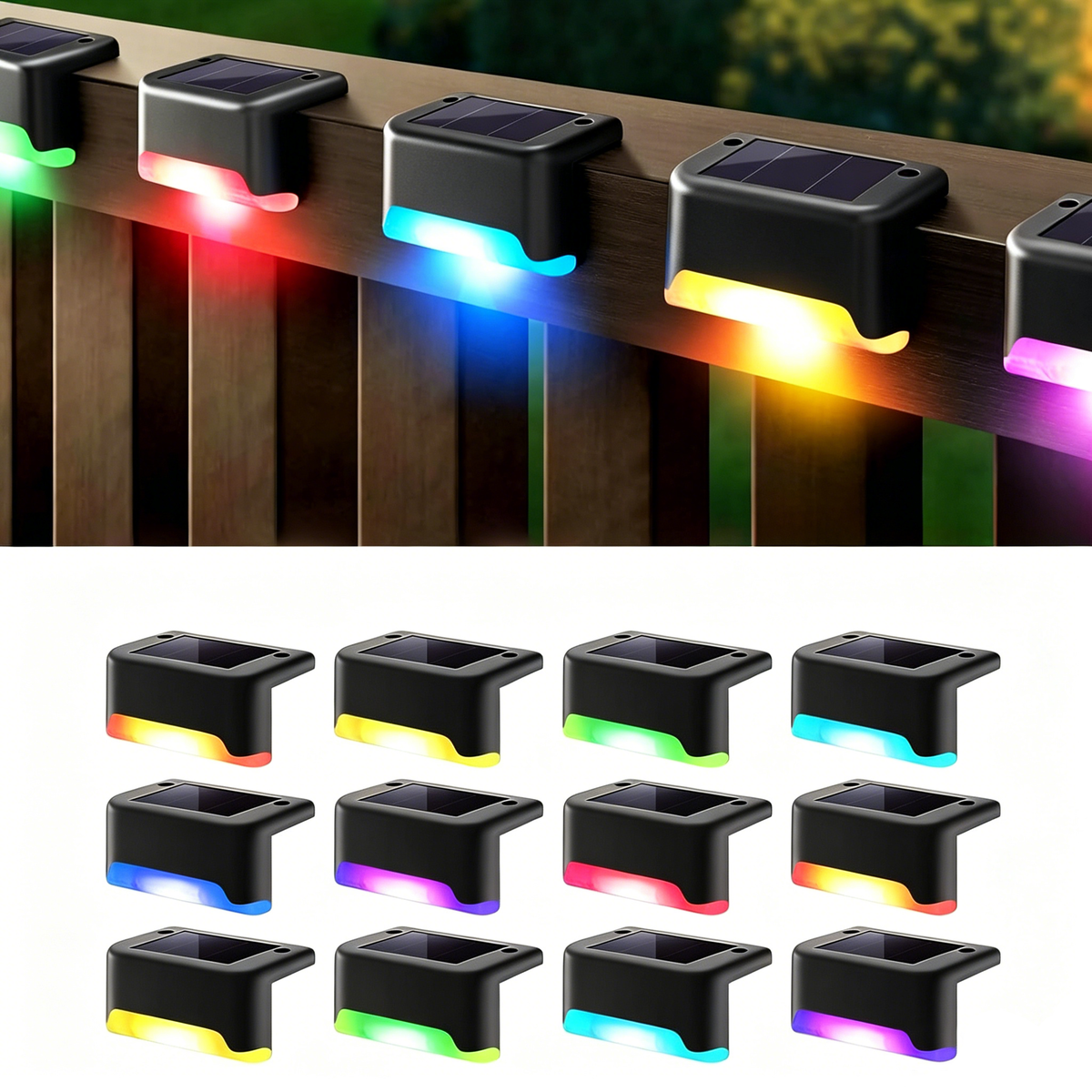 ✨ Transform Your Yard-BUY 4 GET 4 FREE-$4.5 EACH🎁Solar Deck Lights Outdoor