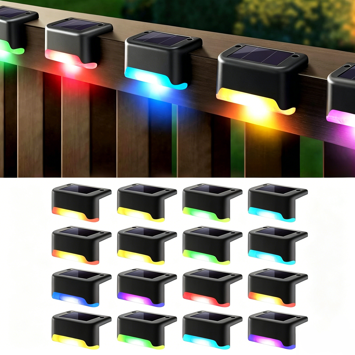 ✨ Transform Your Yard-BUY 4 GET 4 FREE-$4.5 EACH🎁Solar Deck Lights Outdoor