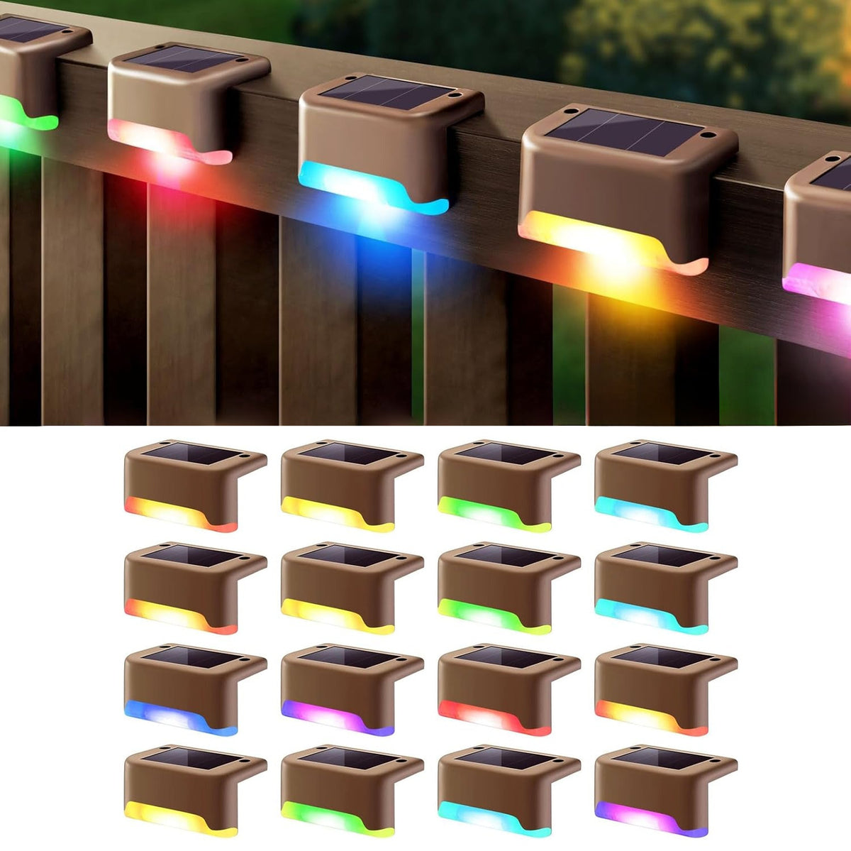 ✨ Transform Your Yard-BUY 4 GET 4 FREE-$4.5 EACH🎁Solar Deck Lights Outdoor