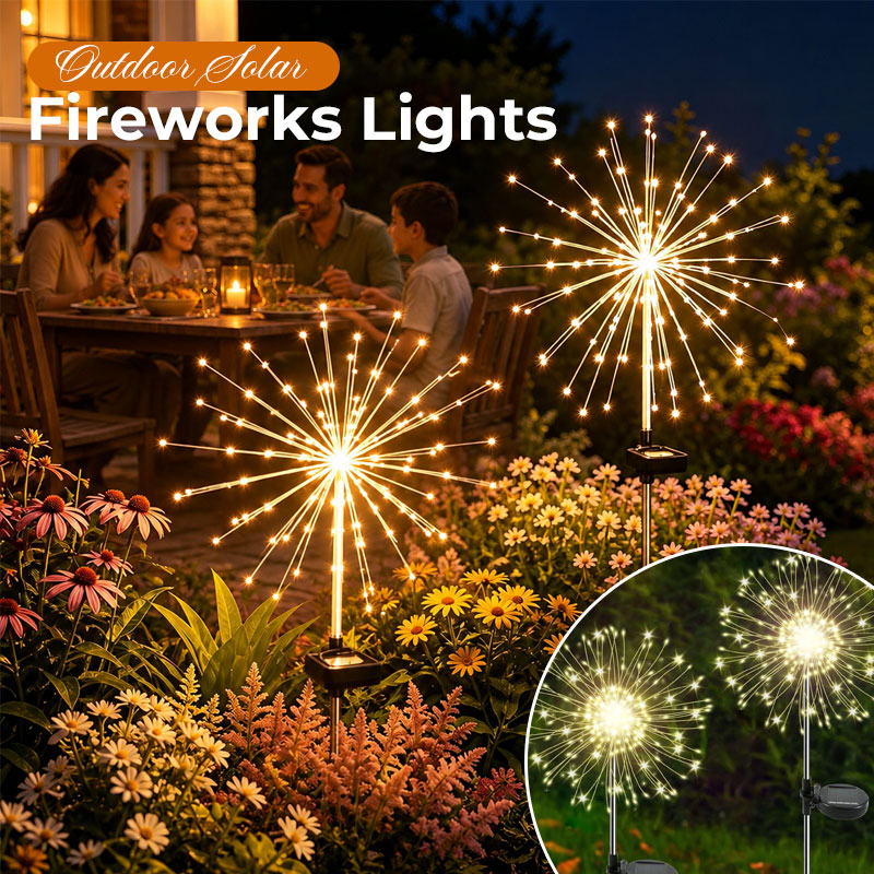 Outdoor Solar Firework Lights ✨ Waterproof Garden Lights for Yard, Patio & Pathway 🌙