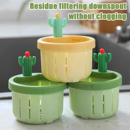 🔥Last Day BUY 2 GET 1 FREE Each $ 8.63 🔥Cactus Kitchen Automatic Dumping Sink Filter