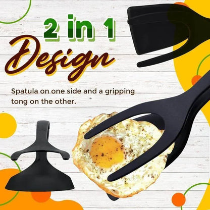 🔥Last Day Buy 1 Get 1 Free $9.99 Each🔥All Day Cook 2 in 1 Spatula Tongs