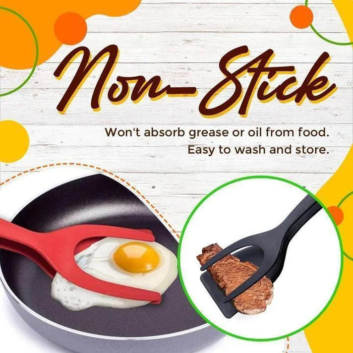 🔥Last Day Buy 1 Get 1 Free $9.99 Each🔥All Day Cook 2 in 1 Spatula Tongs