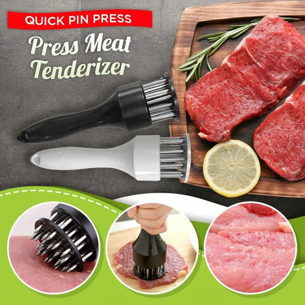 🔥Last Day Buy 1 Get 1 Free $9.99 Each🔥Stainless Steel Meat Tenderizer Needle 21 Pin Steak BBQ Kitchen Cooking Tool