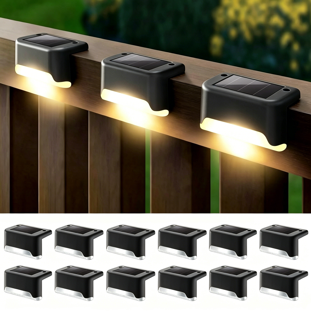 ✨ Transform Your Yard-BUY 4 GET 4 FREE-$4.5 EACH🎁Solar Deck Lights Outdoor