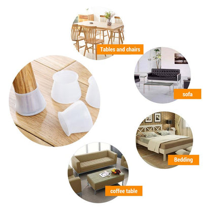 🏠 Spring Refresh: Buy 12 Get 12 FREE — Only CAD $1.75 EA! 🎁 Silicone Chair Leg Protectors