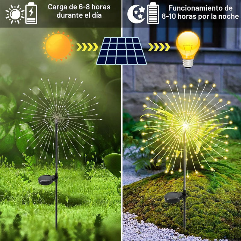 Outdoor Solar Firework Lights ✨ Waterproof Garden Lights for Yard, Patio & Pathway 🌙
