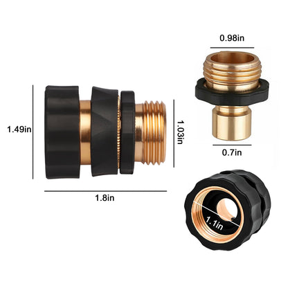 🔥LAST DAY -BUY 2 GET 2 FREE-$8.75 EACH🎁 Garden Hose Quick Connectors