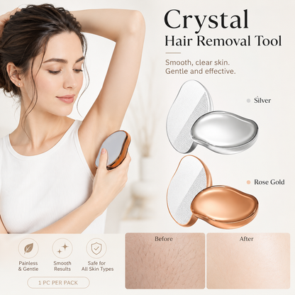 🔥LAST DAY -BUY 3 GET 3 FREE-$7.49 EACH🎁✨ Crystal Hair Eraser – Reusable Hair Removal & Exfoliation