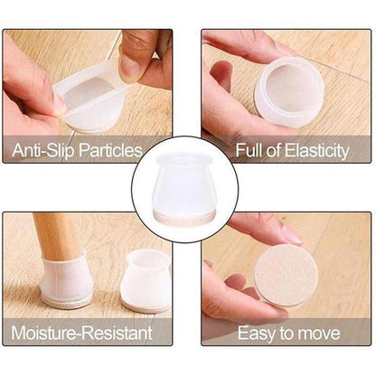 🏠 Spring Refresh: Buy 12 Get 12 FREE — Only CAD $1.75 EA! 🎁 Silicone Chair Leg Protectors