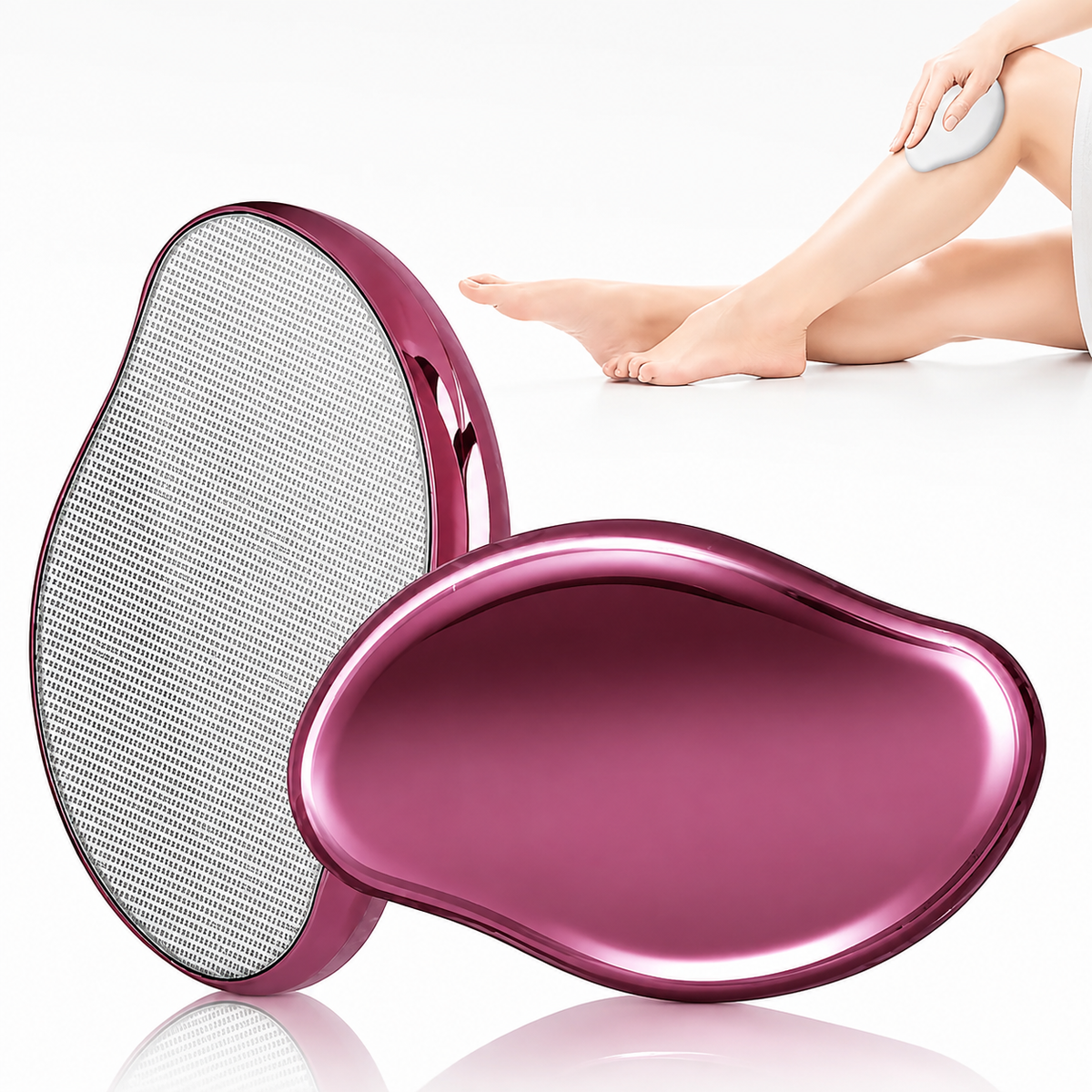 🔥LAST DAY -BUY 3 GET 3 FREE-$7.49 EACH🎁✨ Crystal Hair Eraser – Reusable Hair Removal & Exfoliation