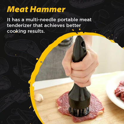 🔥Last Day Buy 1 Get 1 Free $9.99 Each🔥Stainless Steel Meat Tenderizer Needle 21 Pin Steak BBQ Kitchen Cooking Tool