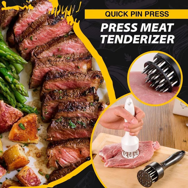 🔥Last Day Buy 1 Get 1 Free $9.99 Each🔥Stainless Steel Meat Tenderizer Needle 21 Pin Steak BBQ Kitchen Cooking Tool