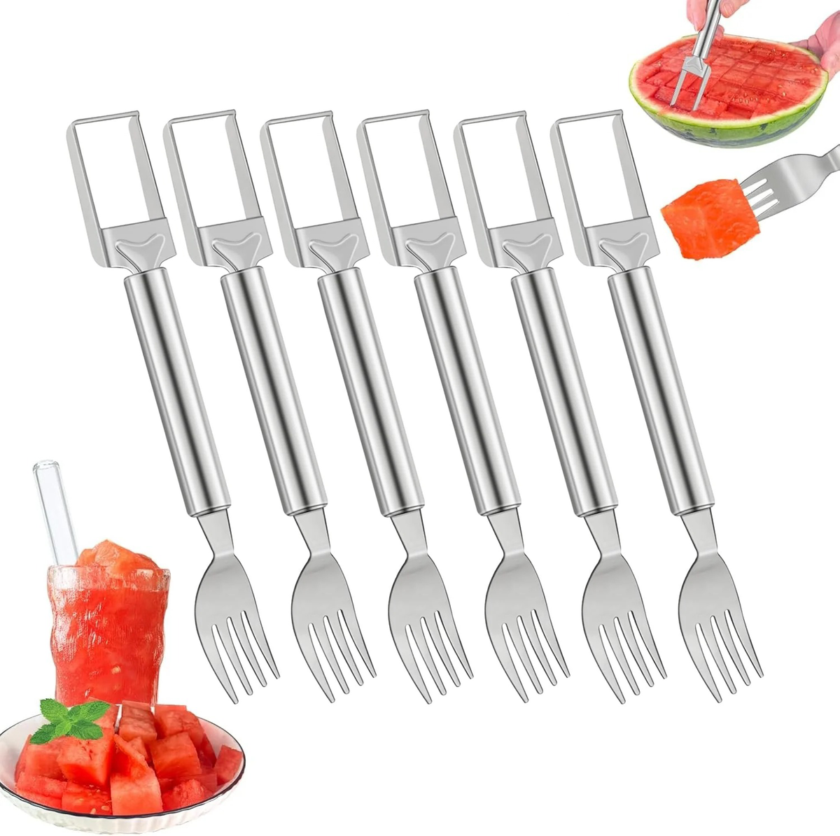 🍉SUMMER FLASH SALE: Buy 2 Get 2 FREE— $7.5EACH🎁2-in-1 Watermelon Cube Cutter