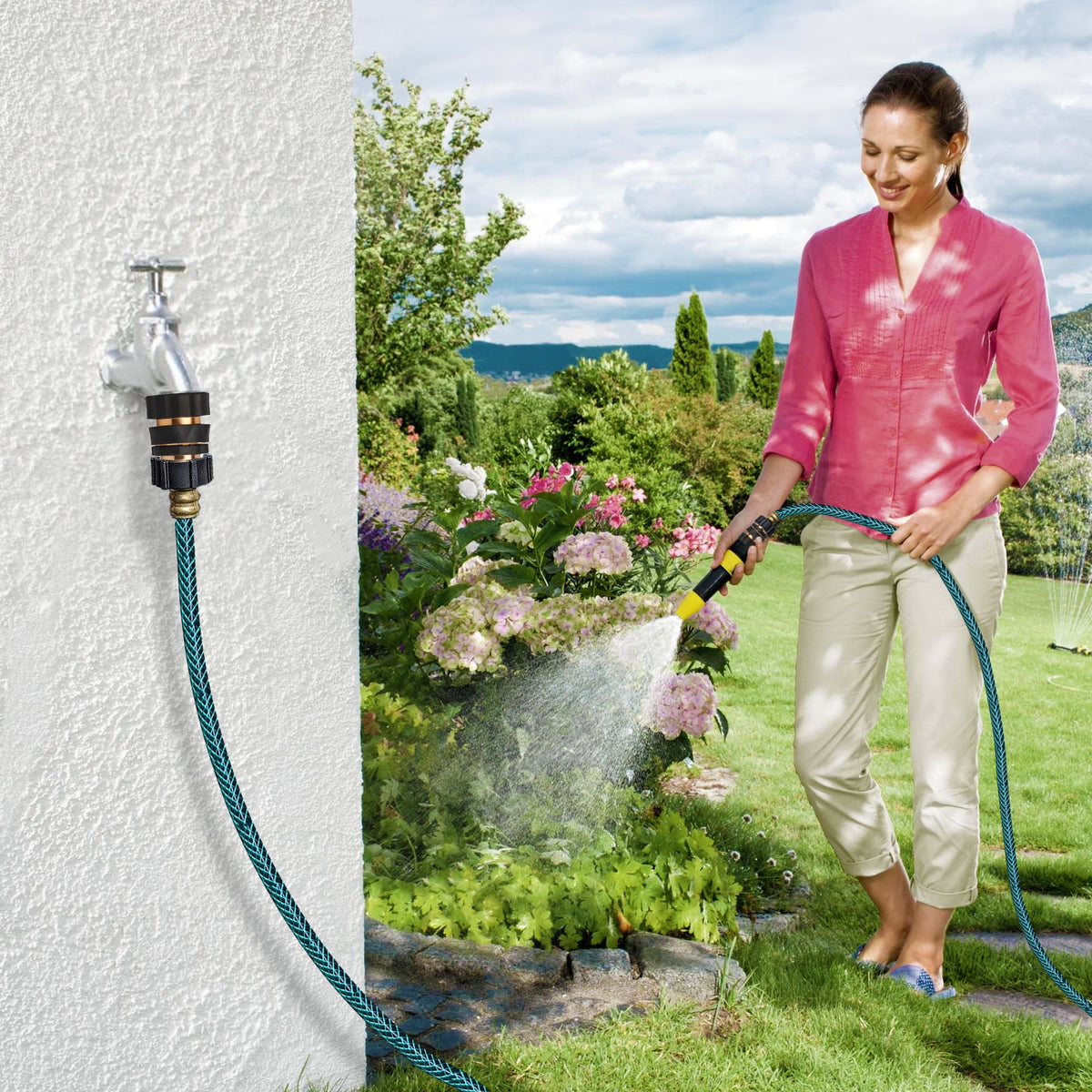 🔥LAST DAY -BUY 2 GET 2 FREE-$8.75 EACH🎁 Garden Hose Quick Connectors