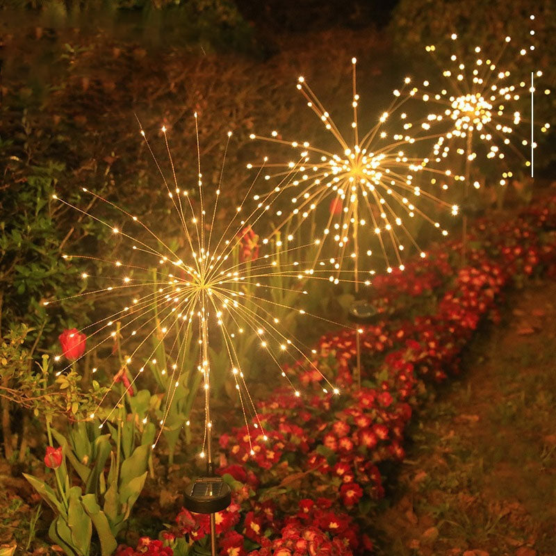 Outdoor Solar Firework Lights ✨ Waterproof Garden Lights for Yard, Patio & Pathway 🌙