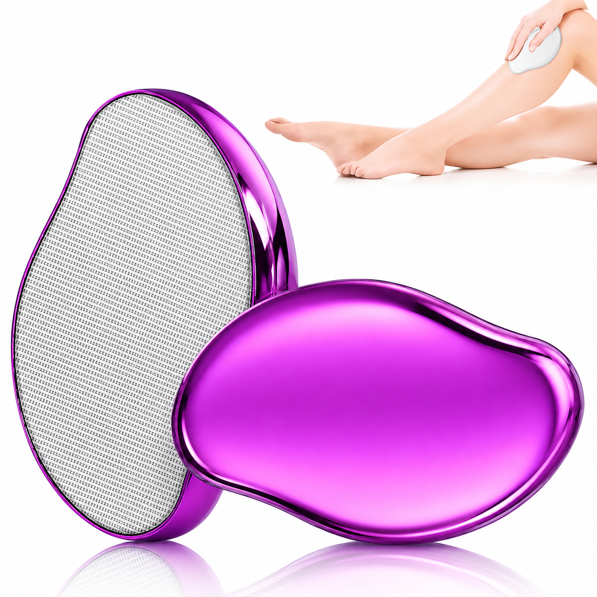 🔥LAST DAY -BUY 3 GET 3 FREE-$7.49 EACH🎁✨ Crystal Hair Eraser – Reusable Hair Removal & Exfoliation