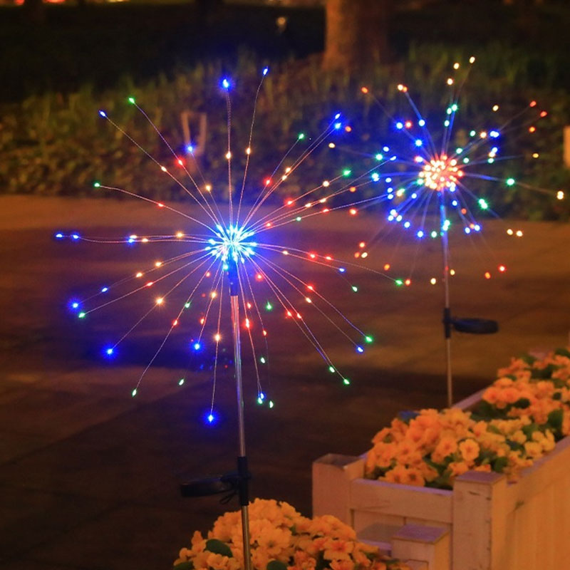 Outdoor Solar Firework Lights ✨ Waterproof Garden Lights for Yard, Patio & Pathway 🌙
