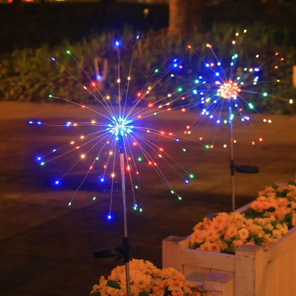 Outdoor Solar Firework Lights ✨ Waterproof Garden Lights for Yard, Patio & Pathway 🌙