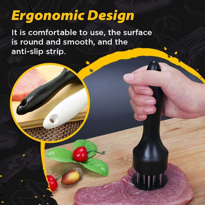 🔥Last Day Buy 1 Get 1 Free $9.99 Each🔥Stainless Steel Meat Tenderizer Needle 21 Pin Steak BBQ Kitchen Cooking Tool