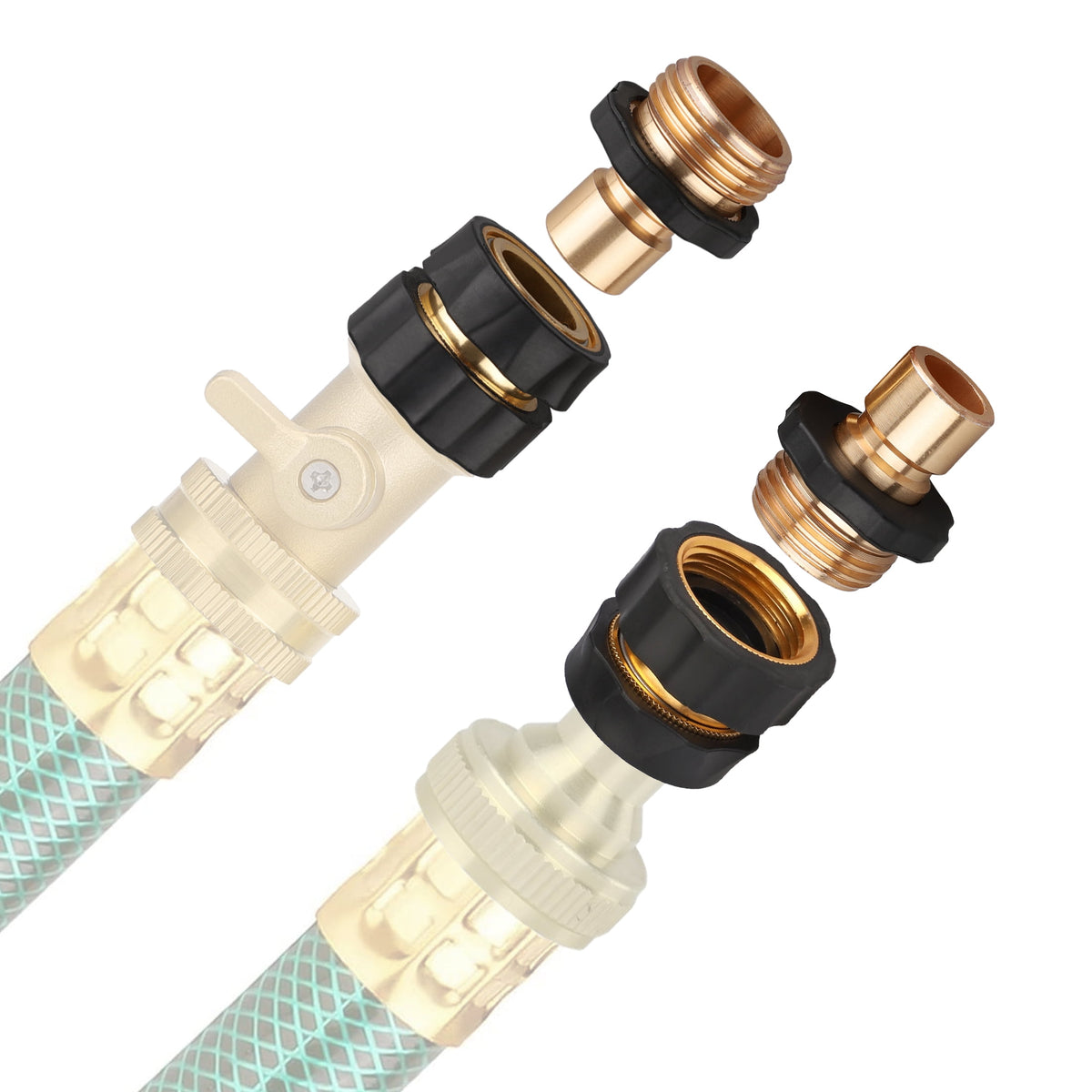 🔥LAST DAY -BUY 2 GET 2 FREE-$8.75 EACH🎁 Garden Hose Quick Connectors