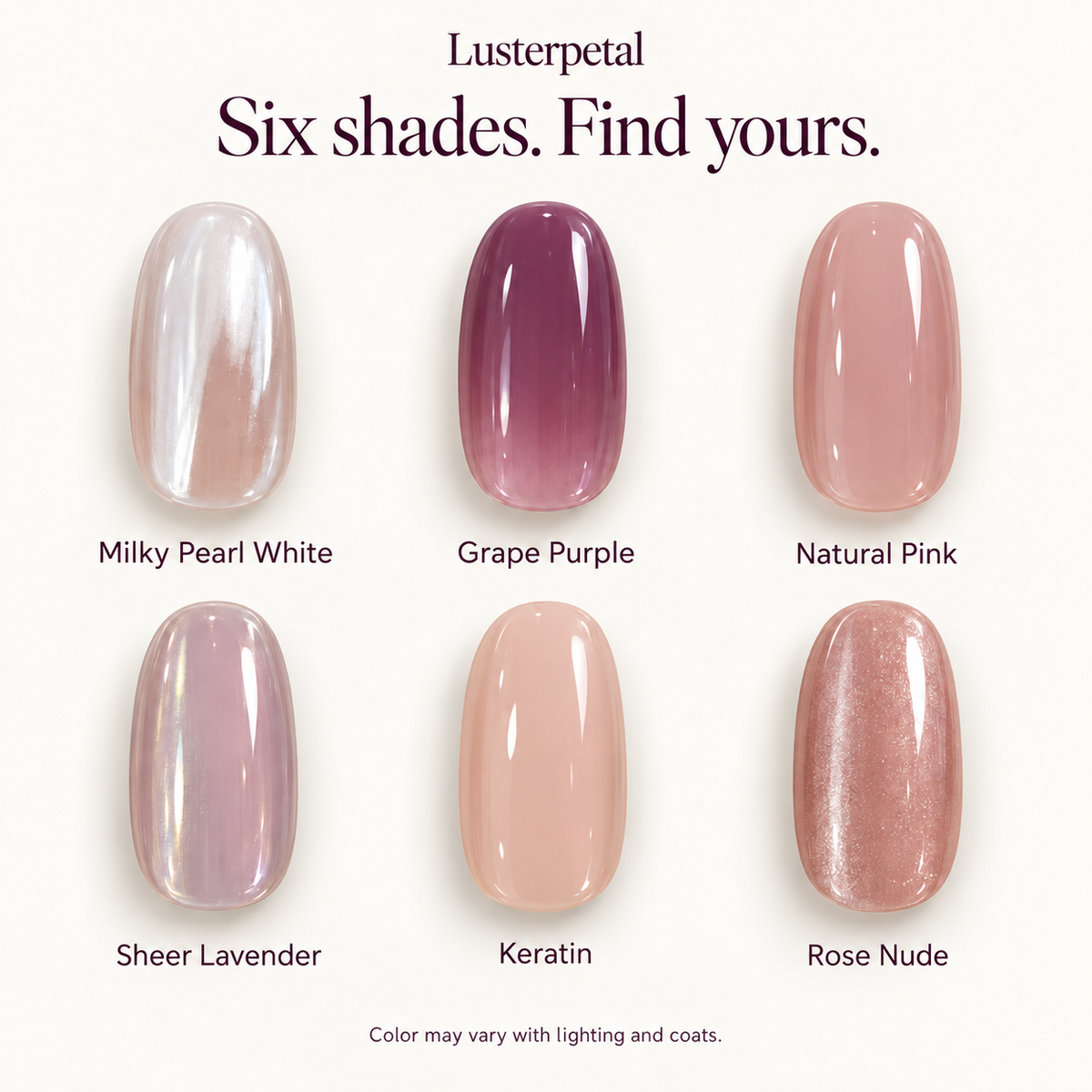 Everyday Glow Nail Polish – 6 Shades