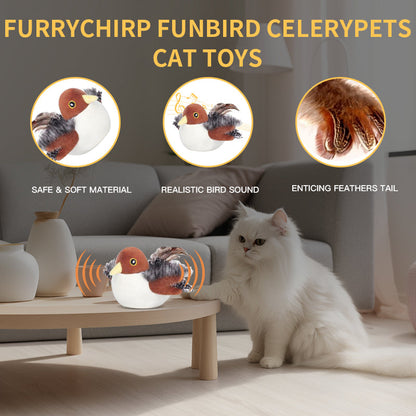 🔥Last Day Buy 1 Get 1 Free $14.59 Each🔥Interactive Chirping Bird Cat Toy
