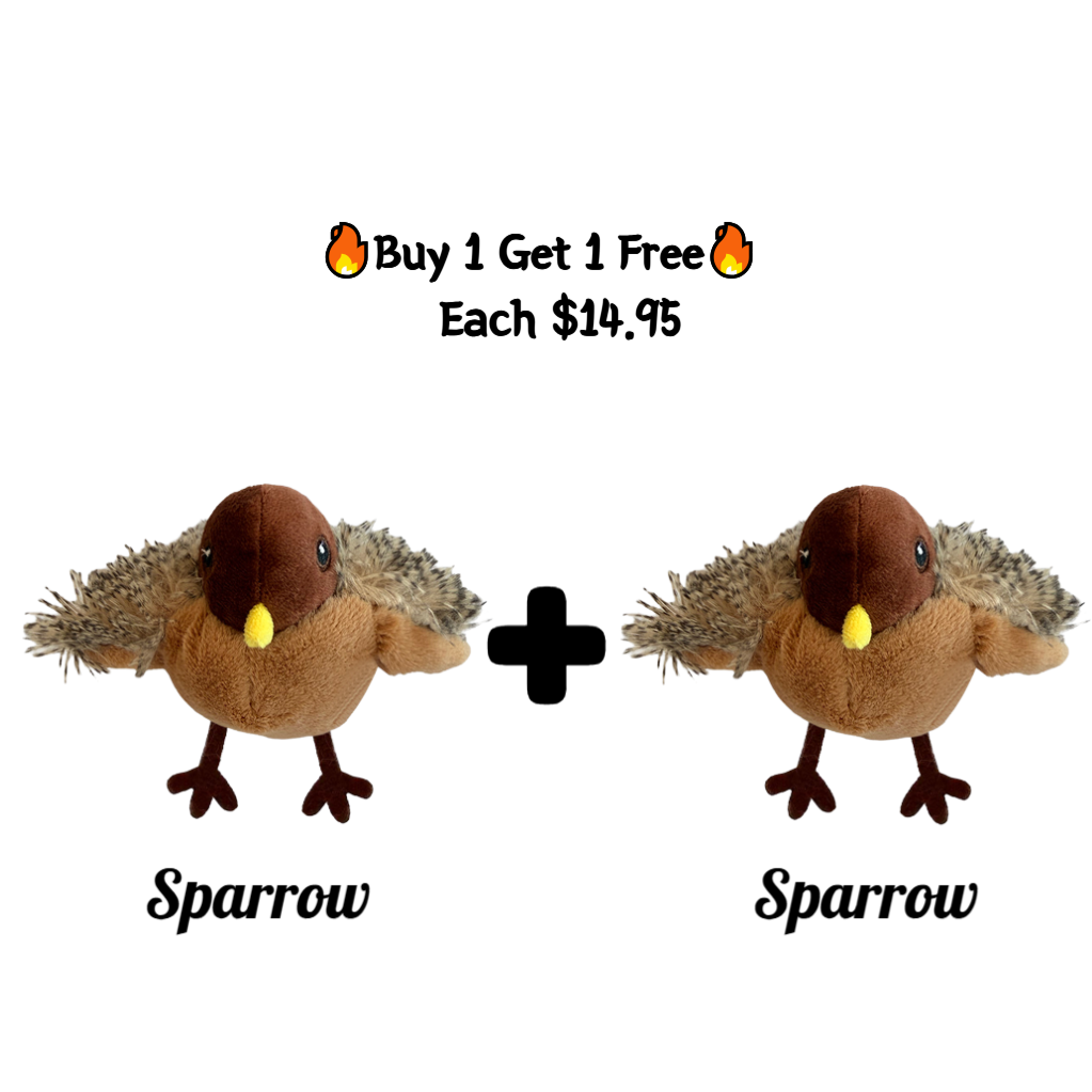 🔥Last Day Buy 1 Get 1 Free $14.59 Each🔥Interactive Chirping Bird Cat Toy
