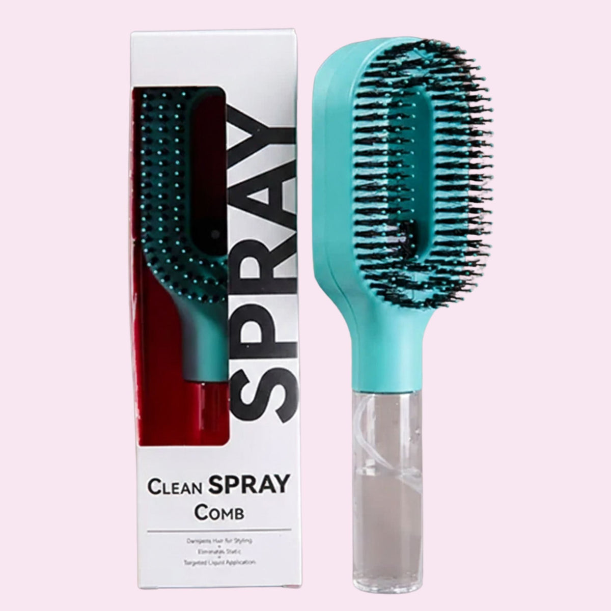 🔥Last day: Buy Two For $18.49 Each! 2 in 1 Sprayer Comb Detangling  Hair brush