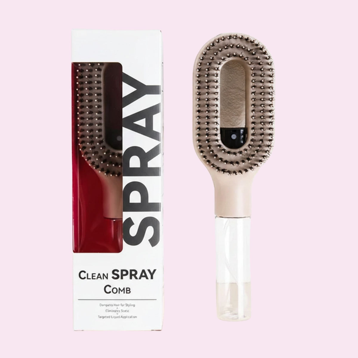 🔥Last day: Buy Two For $18.49 Each! 2 in 1 Sprayer Comb Detangling  Hair brush