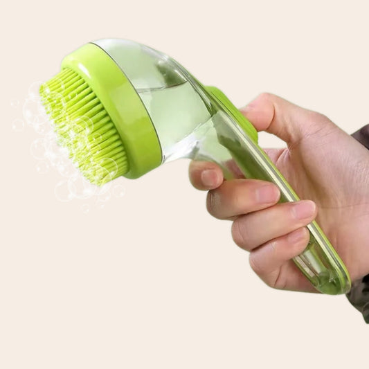 🔥The Last Day: Buy 1 Get 1 FREE $12.49 EACH🔥 BARKVORA™ SoapyBrush – 2-in-1 Shampoo & Bath Brush for Pets