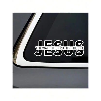 🔥Buy more save more🔥💥Jesus-The Way The Truth The Life Christian Vinyl Decal Car Sticker