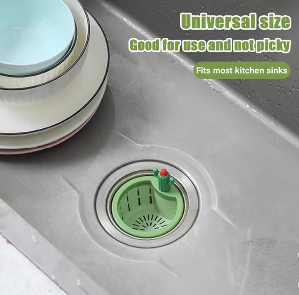 🔥Last Day BUY 2 GET 1 FREE Each $ 8.63 🔥Cactus Kitchen Automatic Dumping Sink Filter