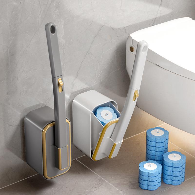 🔥Buy more save more🔥🚽 Wall-Mounted Disposable Toilet Brush Set – Clean Smarter, Not Harder