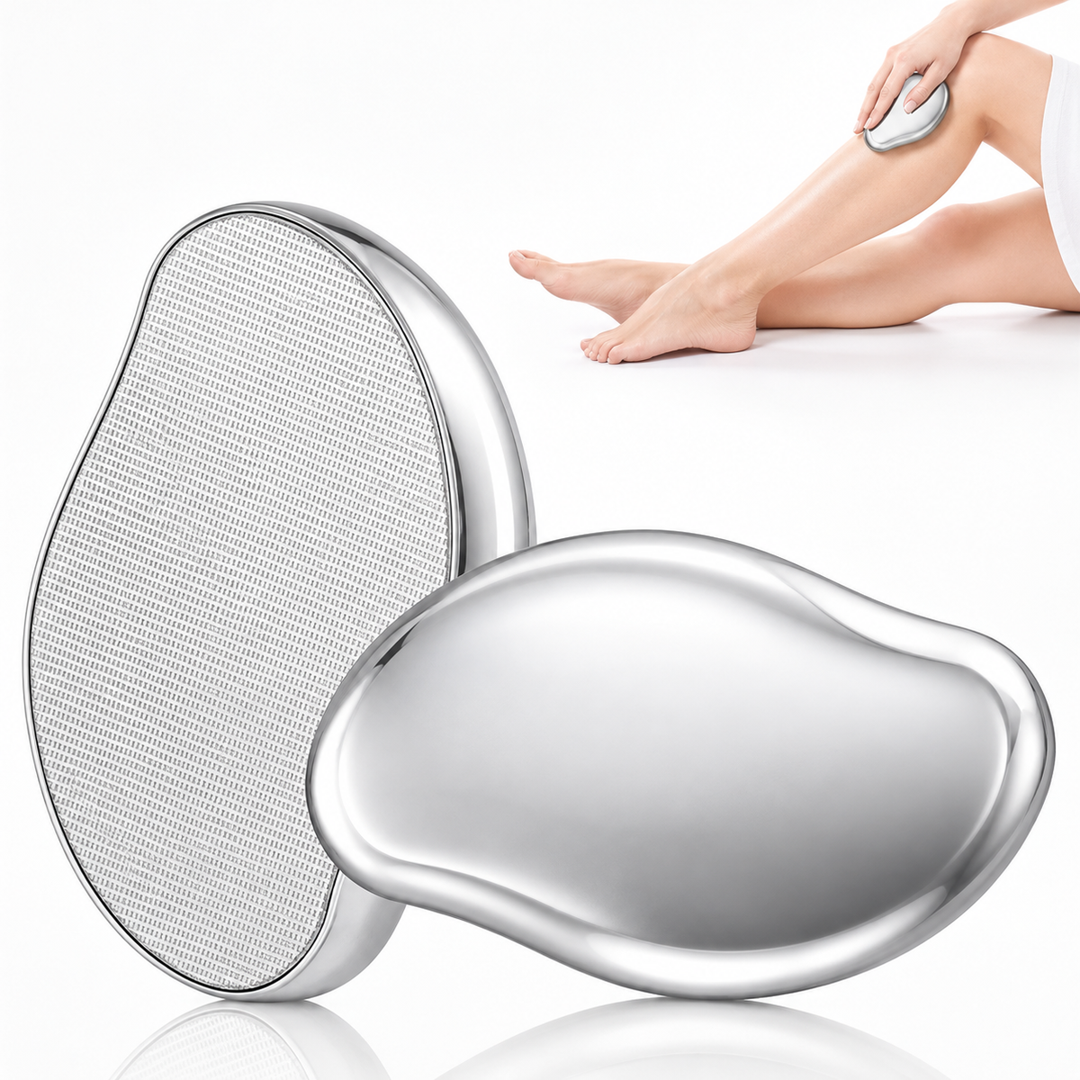 🔥LAST DAY -BUY 3 GET 3 FREE-$7.49 EACH🎁✨ Crystal Hair Eraser – Reusable Hair Removal & Exfoliation