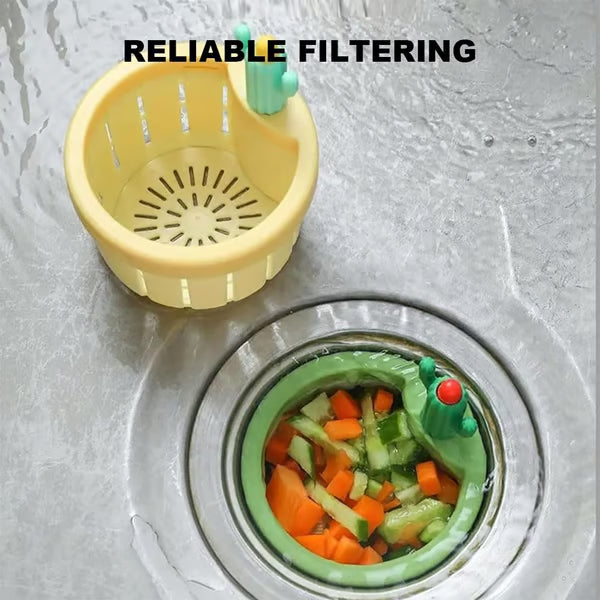 🔥Last Day BUY 2 GET 1 FREE Each $ 8.63 🔥Cactus Kitchen Automatic Dumping Sink Filter