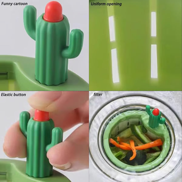 🔥Last Day BUY 2 GET 1 FREE Each $ 8.63 🔥Cactus Kitchen Automatic Dumping Sink Filter