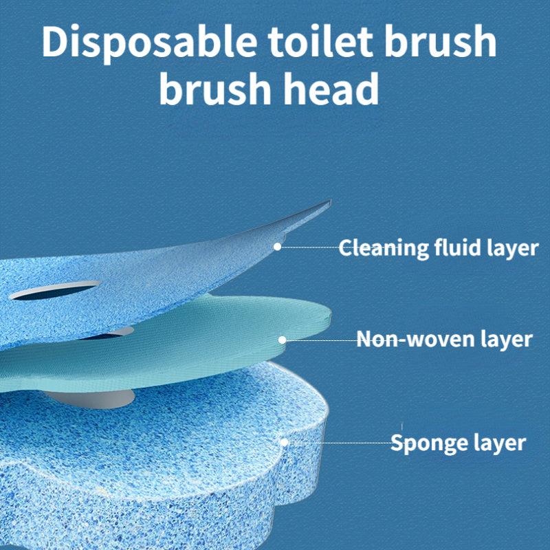 🔥Buy more save more🔥🚽 Wall-Mounted Disposable Toilet Brush Set – Clean Smarter, Not Harder