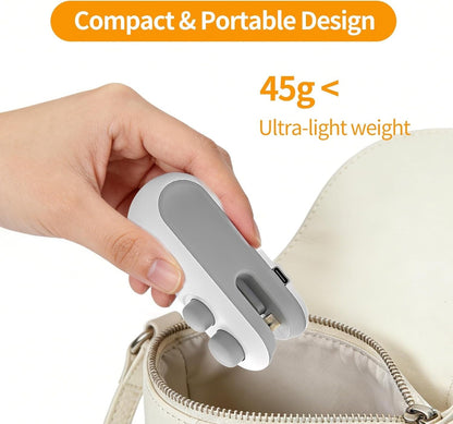 Buy 1 Get 1 Free 🔥 2-in-1 Mini Bag Sealer ✨ Rechargeable Snack Sealer with Built-In Cutter