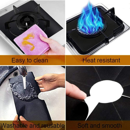 Gas Stove Burner Covers 4 Pack