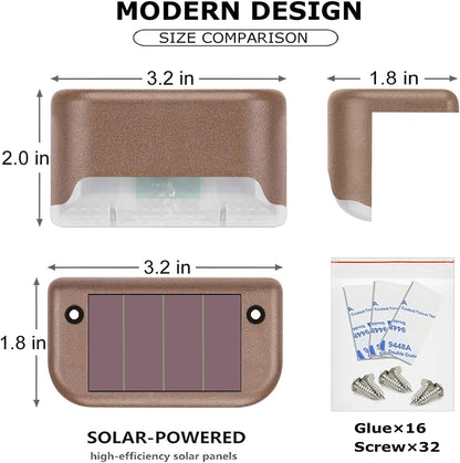 ✨ Transform Your Yard-BUY 4 GET 4 FREE-$4.5 EACH🎁Solar Deck Lights Outdoor