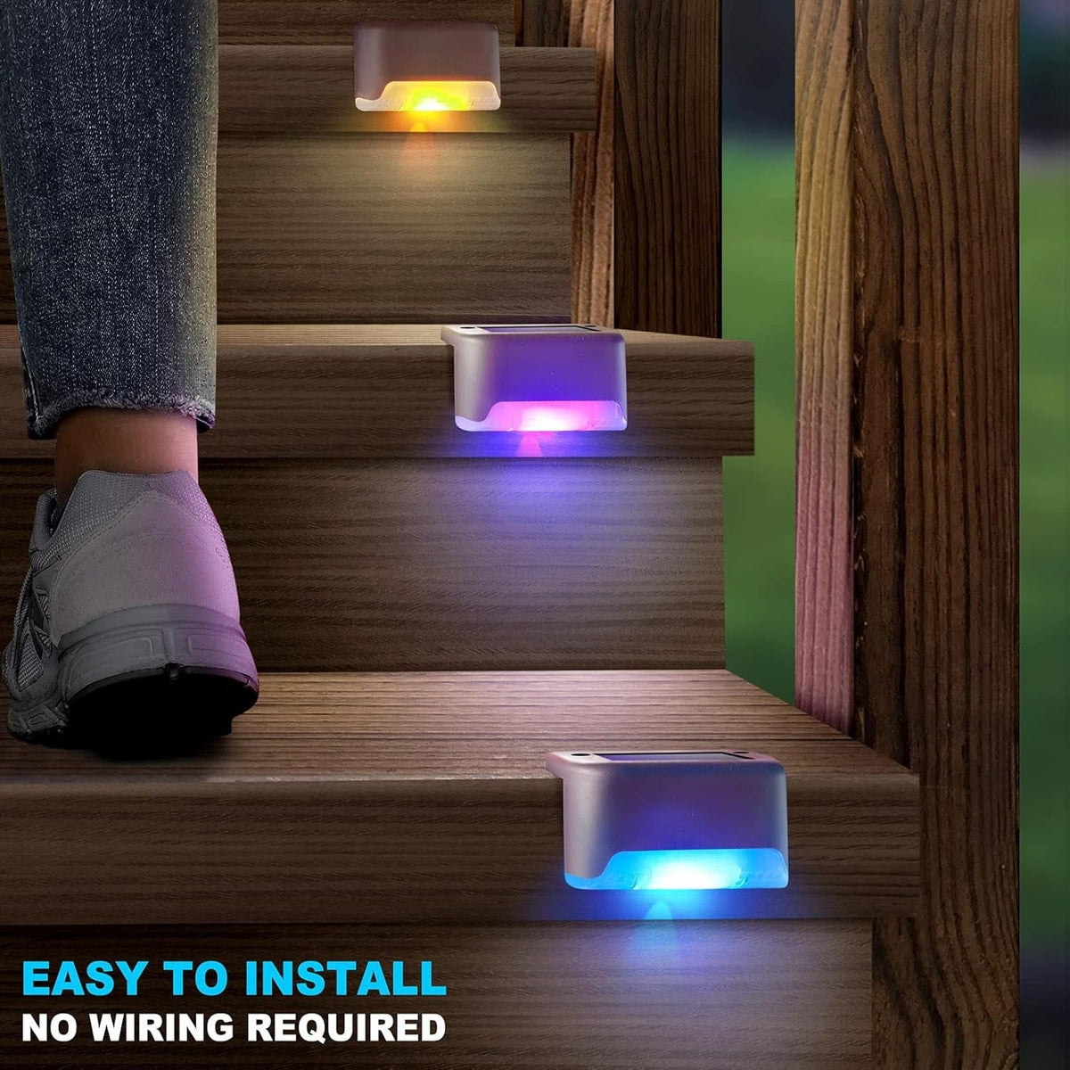 ✨ Transform Your Yard-BUY 4 GET 4 FREE-$4.5 EACH🎁Solar Deck Lights Outdoor