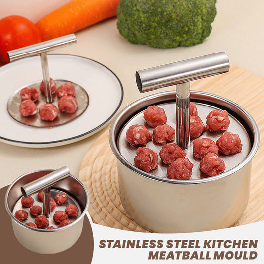 🔥🔥Last Day Buy 3 get 2 free—50% off🔥Kitchen form in stainless steel for meatballs