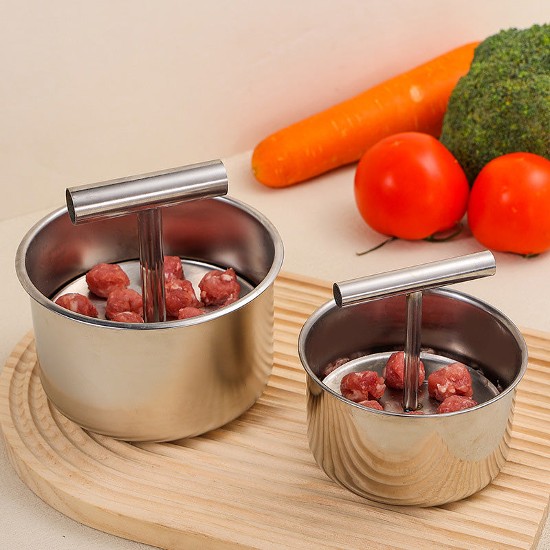 🔥🔥Last Day Buy 3 get 2 free—50% off🔥Kitchen form in stainless steel for meatballs
