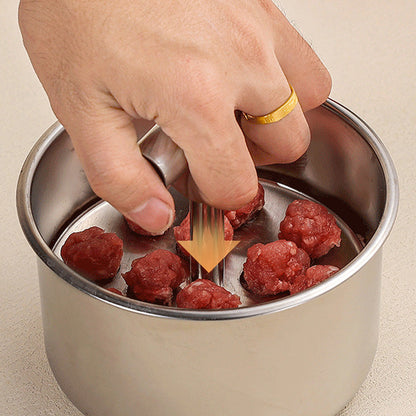 🔥🔥Last Day Buy 3 get 2 free—50% off🔥Kitchen form in stainless steel for meatballs