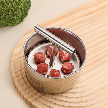 🔥🔥Last Day Buy 3 get 2 free—50% off🔥Kitchen form in stainless steel for meatballs