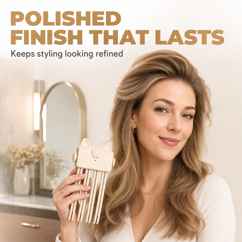 💥Surprise 50% Off！💇 Wireless Heated Volumizing Root Lift Clip, Portable Travel Hair Styling Tool for Flat Fine Hair portable styling tool