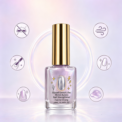 🎉 2026 Sale — BUY 2 GET 4 FREE-$6.66 EACH💅 Lilac Glossy Mirror Nail Strengthener